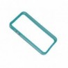 Bumper bicolore azzurro/trasparente per iPhone 4