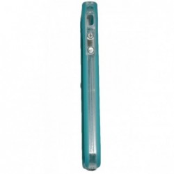 Bumper bicolore azzurro/trasparente per iPhone 4