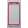 Bumper bicolore rosa/trasparente per iPhone 4
